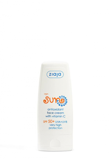 antioxidant face cream with vitamin C SPF 50+