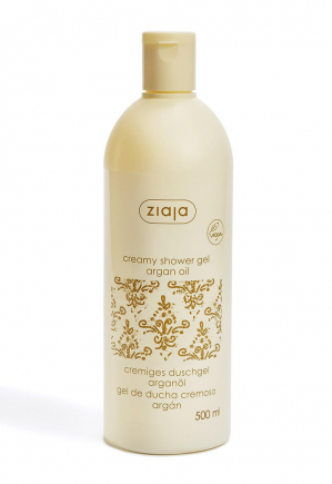 creamy shower gel with argan oil