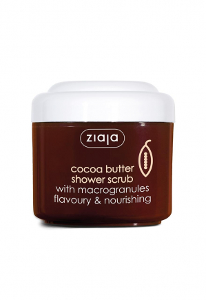 shower scrub with macrogranules