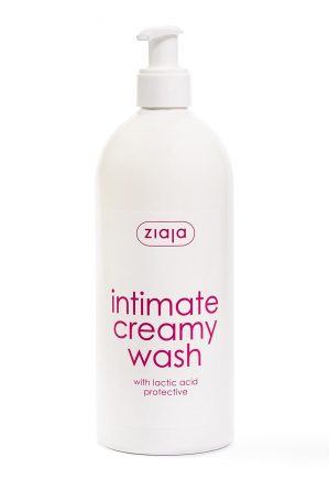 intimate creamy wash with lactic acid