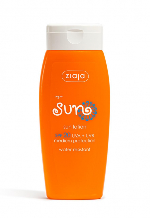sun lotion SPF 20