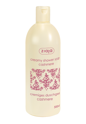creamy shower soap with cashmere proteins