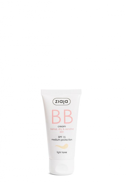 BB cream for normal, dry & sensitive skin - light tone