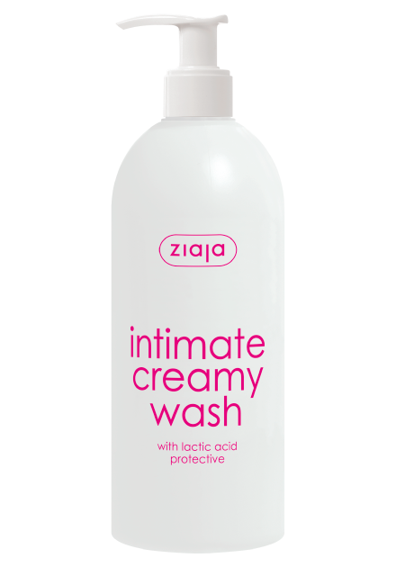 intimate creamy wash with lactic acid