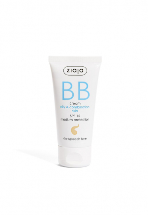 BB cream for oily & combination skin - dark/peach tone