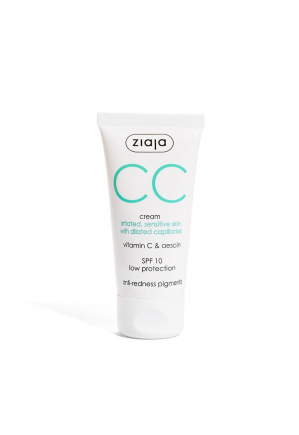 CC cream irritated, sensitive skin with dilated capillaries