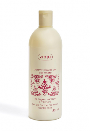 creamy shower gel with cashmere proteins