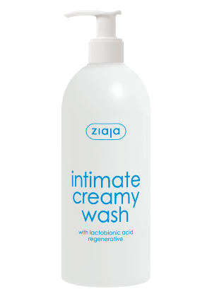 intimate creamy wash with lactobionic acid